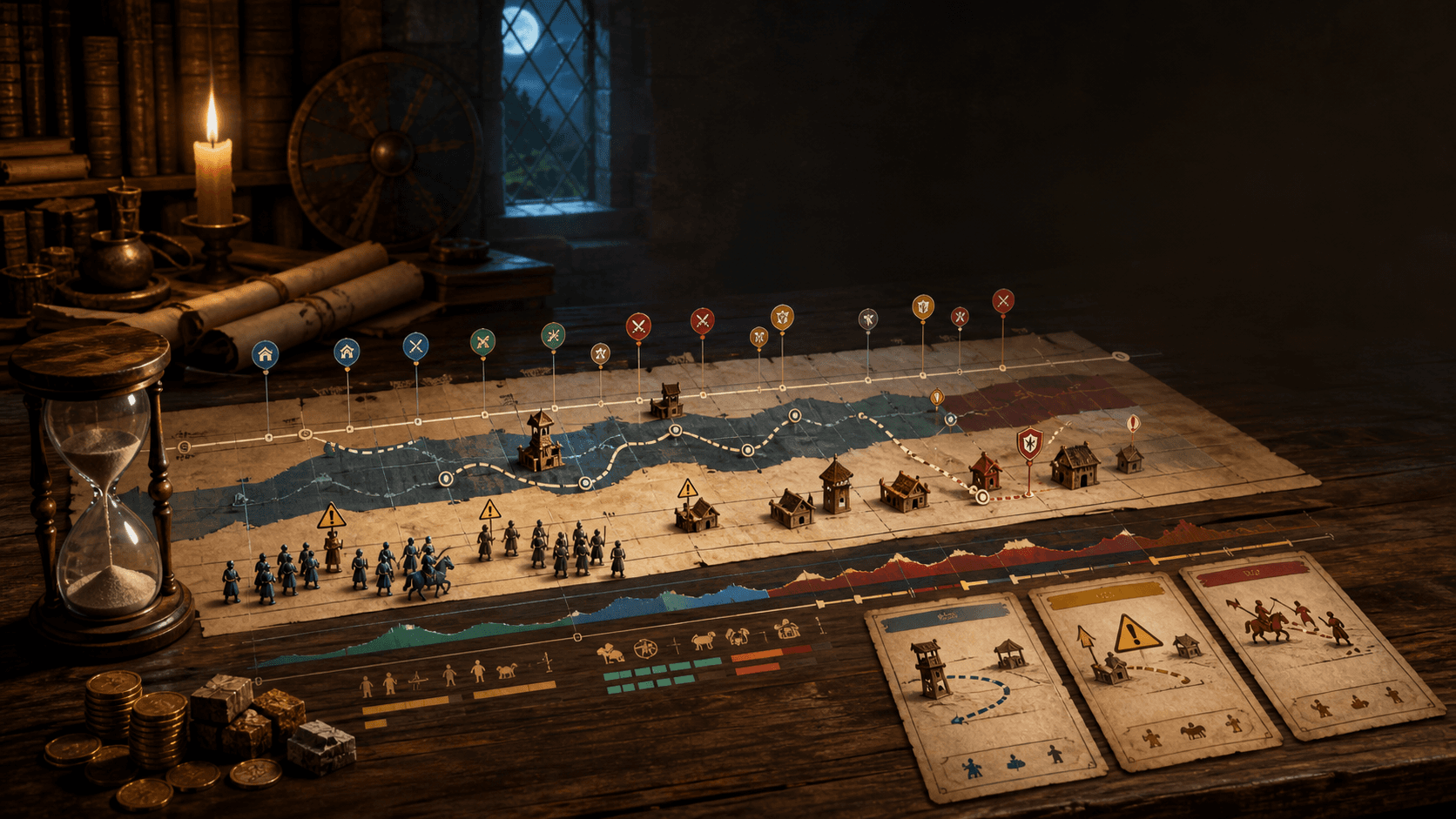 Mesa de analisis de replay generada para Academia AoE2
